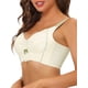 thumbnail image 4 of Sostenes de cobertura total para mujer Inspire Chic con tirantes anchos, largo, espalda alta, acolchado, encaje y push up D 38 Beige, 4 of 5