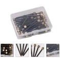 thumbnail image 5 of Yongwei 1 Set 50Pcs Boxed Nails Practical Photo Frame Nails Picture Hook Nails (Black), 5 of 8