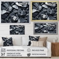 thumbnail image 5 of Designart "Rocks Explosion in Tachisme Grey" Oversized Abstract Framed Wall Art - Transitional Grey Tachisme Bedroom Framed Canvas Wall Art, 5 of 7