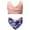 Pink, variant on Girls Swimsuits Size 14-16 Two Piece Bikini Set Rash Guard Tankini Sets Hawaiian Teen Bathing Suit Drawstring Tankini with Belt Skirted Teen Swimwear