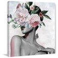 thumbnail image 2 of I Am Beautiful 12 in x 12 in Painting Canvas Art Print, by Marmont Hill, 2 of 3