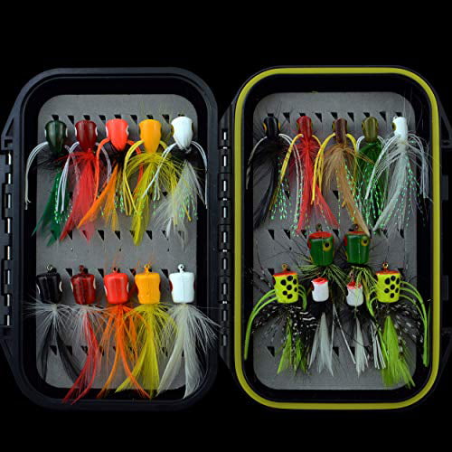 Quality Trout Fly Box  Assortment 60 Midwest Trout Flies w/box