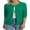 Green, variant on Women's 100% Cotton Lightweight Button-Front Cardigan Sweater, Crew Neck Long Sleeve Knit, Red M