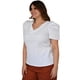thumbnail image 2 of Blusa de popelina Roman Fashion modelo 2127 blanco Talla extra, 2 of 7