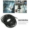 thumbnail image 4 of Flexible Spiral Cable Sleeve - Black PVC Wire Organizer for Efficient Wiring in Computer Rooms, Workshops, and Offices, 16mm Diameter x 4m Length, Durable and Easy to Clean Surface., 4 of 7