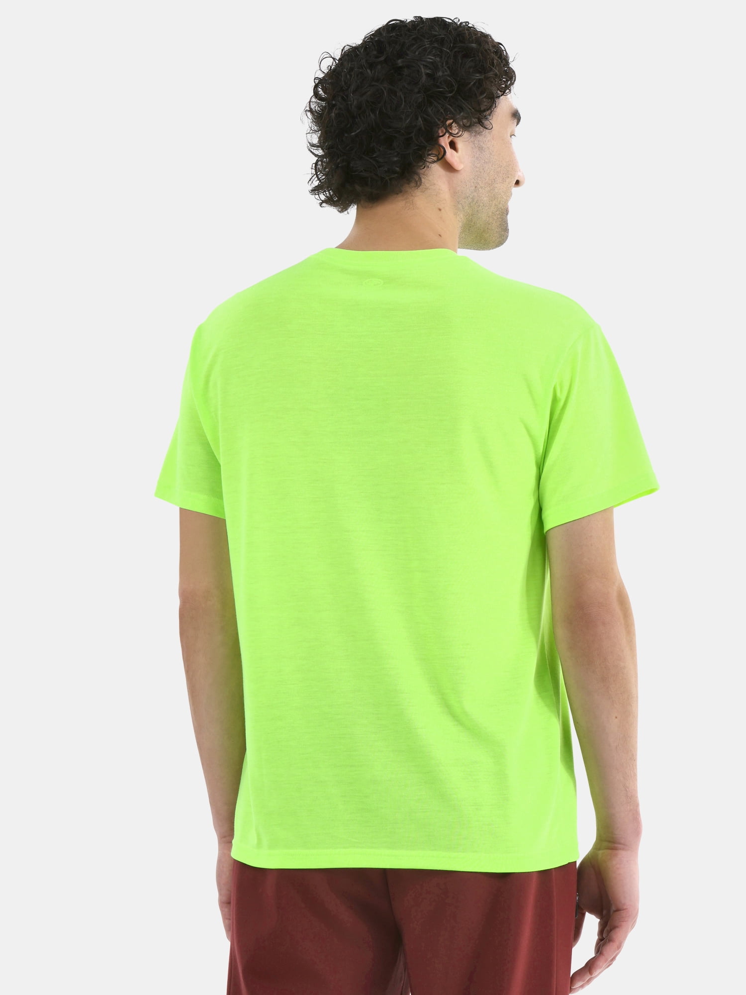 Athletic Works Men's Solid Tri Blend Tee with Short Sleeves, Sizes XS-4XLT