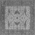 thumbnail image 1 of Ahgly Company Indoor Square Oriental Gray Industrial Area Rugs, 6' Square, 1 of 4