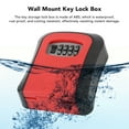thumbnail image 4 of Portable Key Lock Box With 5 Keys Capacity, Resettable Code Combination Lockbox For Outdoor Indoor, Durable And Sturdy, 4 of 8