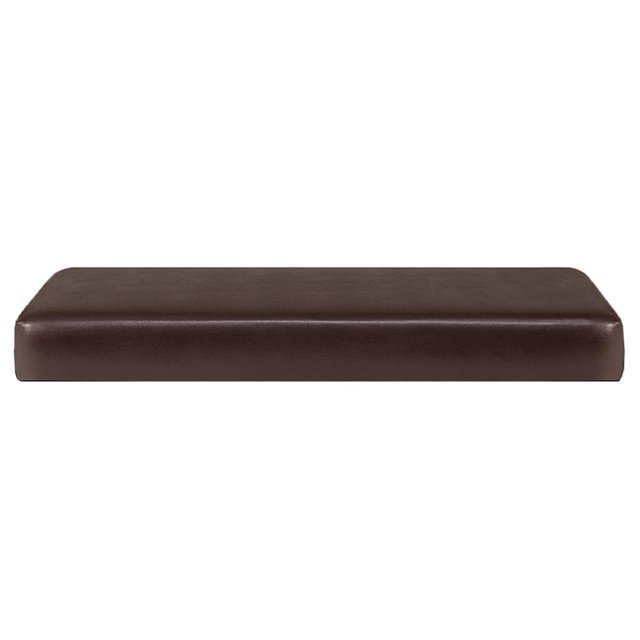 Fundas de cojín de cuero para sofá, impermeables, para sillón, protector de sofá de dos plazas, color café, 3 plazas