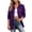 Purple, variant on Mutghys Jacket for Women Plaid Long Sleeve Cardigans Home Daily Warm Comfy Fall Winter Trendy Outerwear S-7XL
