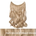 thumbnail image 2 of CNKOO Extensions de Cheveux Transparentes Invisibles Sans Clip Cheveux Synthétiques Ondulés Bouclés, 2 of 5