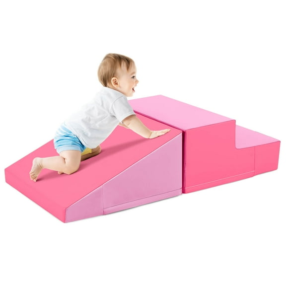 Infans Step and Slide Climber for Infants and Toddlers Baby Soft Foam Structure Blocks