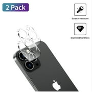 Htwon 2Pack Camera Lens Protector for iPhone 13 Pro Max/13 Pro Tempered Glass Camera Screen Protector, Clear