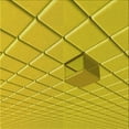 thumbnail image 1 of Ahgly Company Tapis d'Intérieur Lavables à la Machine, Carrés, Transitionnels, Jaunes, Tapis de Zone, 5 Pieds Carré, 1 of 7