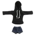 thumbnail image 2 of Hoodie y Pantalones Cortos Zulema 2x 1/6 BJD Tela, 2 of 8
