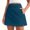 Blue, variant on KLHDSF Womens Solid Color Sport Skirt with Inner Pockets and Shorts Yoga Tennis Activewear GrayM