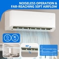 thumbnail image 5 of Dextrus 17 SEER2 12000 BTU (1 Ton) Mini Split Air Conditioner & Heat Pump, 208-230V Ductless AC, WiFi, 750 Sq. Ft., 5 of 11
