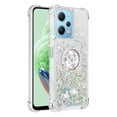thumbnail image 2 of Funda para Xiaomi Redmi Note 12 4G con Brillo Líquido Flotante, Purpurina, Parachoques y Anillo Giratorio Soporte, 2 of 5