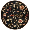 thumbnail image 4 of SAFAVIEH Lyndhurst Milo Floral Border Area Rug, Black/Multi, 6'7" x 6'7" Square, 4 of 6