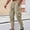 (Fashion 112)Khaki, variant on Aimik Men's 100%Cotton Waffle Knit Joggers Cargo Pant with Pocket Drawstring Soft Warm Elastic Sweatpants for Fall Winter