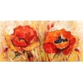 thumbnail image 2 of Florio, Luigi 14x9 Gold Ornate Wood Framed with Double Matting Museum Art Print Titled - Papaveri, 2 of 4