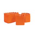 thumbnail image 1 of Mode Crochet Basket with Crochet Trim - Set of 3, 1 of 1
