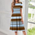 thumbnail image 2 of Fashion A-Line Dress for Women CIENVNSTG Flowy Summer Dress Perfect for Casual Outings or Parties, 2 of 6