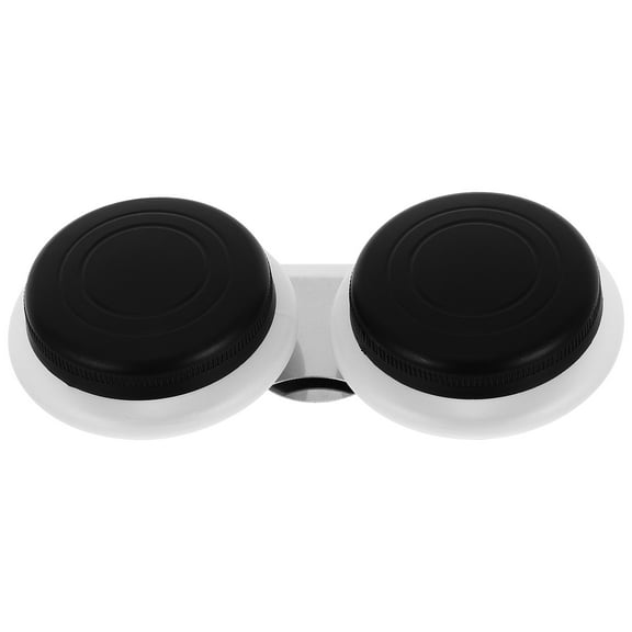 WORGEOUS Dual Palette Cup with Lid for Oil Painting Plastic Paint Mixing Cup Brush Cleaning Container Artists and Drawing Palette Cup Portable Oil Painting Cup