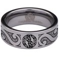 thumbnail image 2 of Maori Tungsten Carbide Ring, 2 of 9