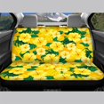 thumbnail image 3 of CHAQLIN Yellow Hibiscus Floral Theme Bench Seat Covers with Car Sedan, Washable Non-Slip Rear Bench Seat Protectors(Set of 2 Pieces), 3 of 7