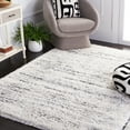 thumbnail image 3 of SAFAVIEH Fontana Shag Danny Abstract Plush Area Rug, Ivory/Grey, 6'7" x 9', 3 of 9