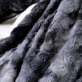 thumbnail image 3 of Sanmadrola Throw Blanket 60''x80'' Extra Large Luxury Faux Fur Plush Sherpa Extra Soft Fuzzy Fluffy Comfy Warm Blankets for Couch Sofa Bed Winter Twin Size Black, 3 of 6