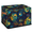 Multicolor 1, variant on CURLYOOT Floral Paisley Storage Bin with Zipper Lid Foldable Storage Basket Box Mandala Clothes Organizer Container for Closet, Shelf, Bedroom, Home Decor