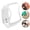 White, variant on Zinc Alloy Watch Strap Gear S R750 Watchband Wear-resistant 1Pack