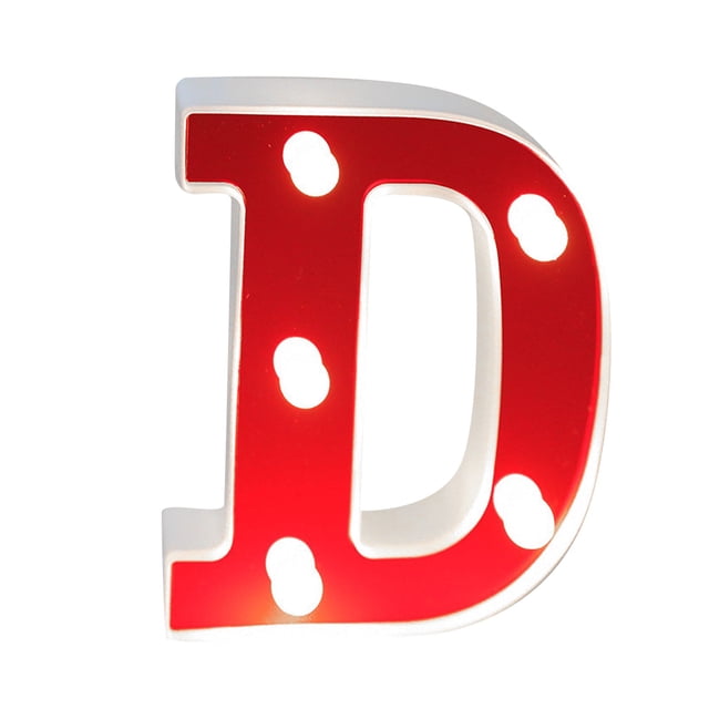 Ramiter Fashion LED Subtitle Lamp LED Lamp Life Is Long Long Term Use Without Heat. Get The Decorative Effect LED Letter Lights Light Up Letters Standing Hanging