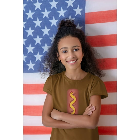 Old Glory Youth Halloween Hot Dog Costume Short Sleeve T Shirt