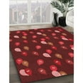 thumbnail image 3 of Ahgly Company Machine Washable Indoor Rectangle Transitional Crimson Red Area Rugs, 8' x 10', 3 of 7