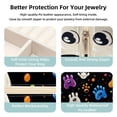 thumbnail image 3 of Dog Paw Print Travel Portable Jewelry Organizer: Square Bracelet Holder, Jewelry Display, and Box for Girls and Women, 3 of 6