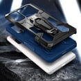 thumbnail image 4 of Nagebee Case for Samsung Galaxy S20 FE 5G with Tempered Glass Screen Protector (Full Coverage), Belt Clip [Built-in Kickstand], Dual Layer Full Body Shockproof Protective Rugged Defender Case (Blue), 4 of 5