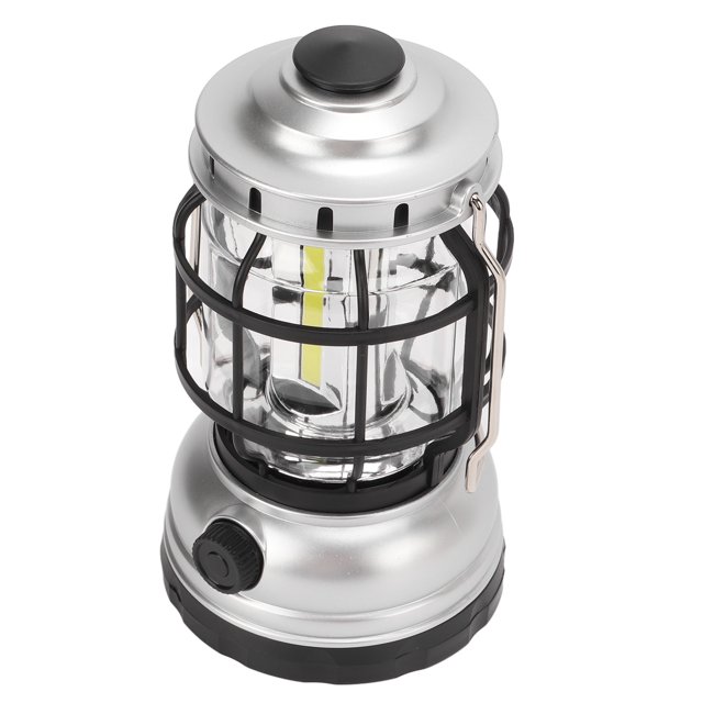 Lámpara De Camping Recargable Por USB, Mango Portátil, Linterna De Camping COB Vintage, Luz COB Para Emergencias En El Hogar Para Exteriores YLSHRF USB Rechargeable Camping Lamp