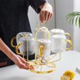 thumbnail image 4 of Raindrops 1Ud Estante Para Tazas De Acero Inoxidable Dorado Para Almacenamiento Y, 4 of 6