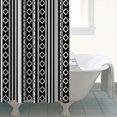 thumbnail image 4 of Boho Floral Shower Curtain 72x72 Inches - Tropical Leaves, Vintage Botanical Print, Waterproof Fabric for Chic Bathroom Decor, Modern Farmhouse & Bohemian Style, 4 of 5