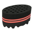 thumbnail image 3 of Cepillo De Esponja Para El Cabello, Cepillo Con Agujeros Grandes, Esponja Para Rastas, Bloqueo De Peine En Espiral Afro, Herramienta De Cuidado Para Hombres Y Mujeres, Rizos, 3 of 7