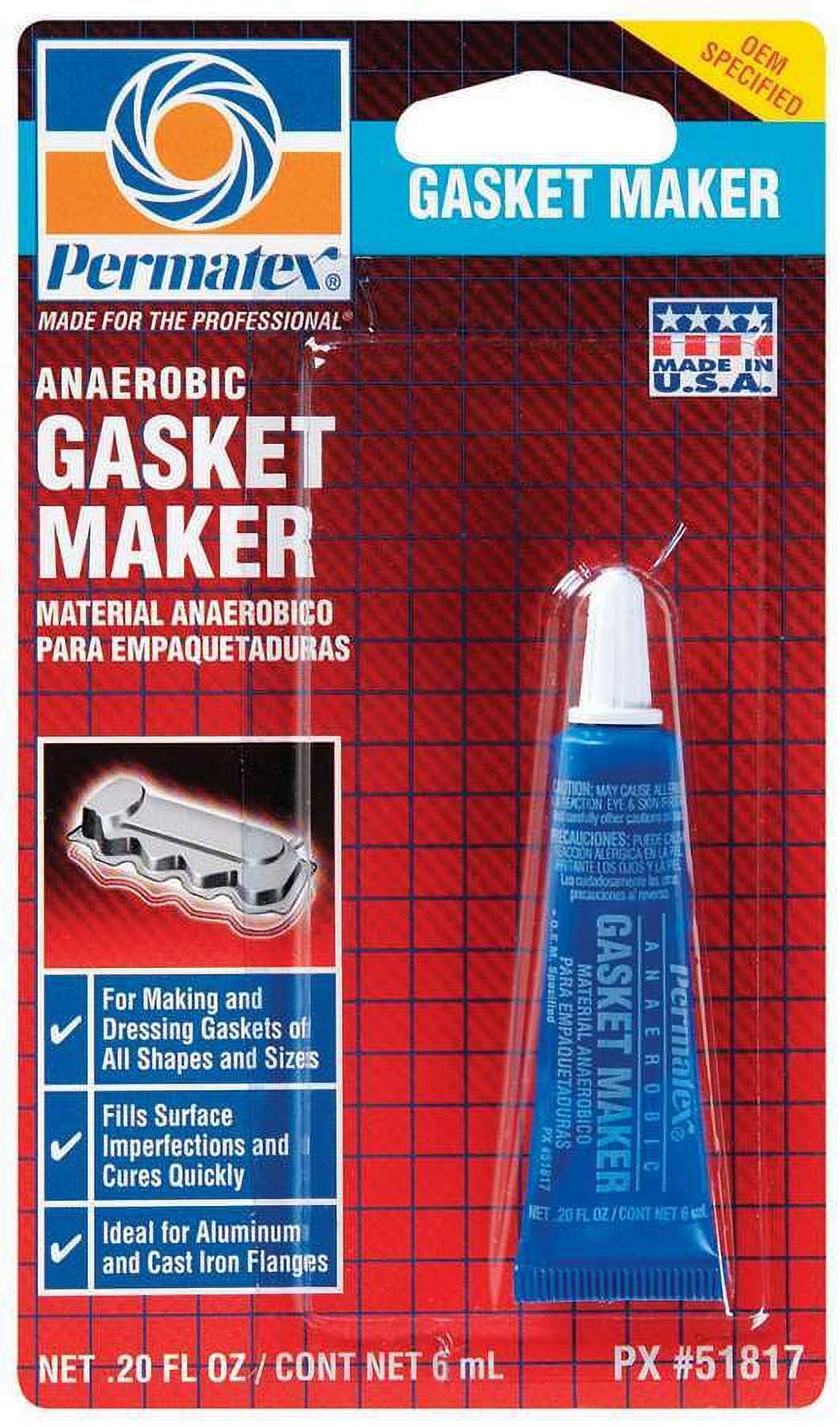 Permatex 51817 6 ml Anaerobic Gasket Maker - image 2 of 2
