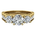 thumbnail image 4 of Diamond Engagement Rings for women Past Present Future Style 14K Gold 1.75 ctw, 4 of 5