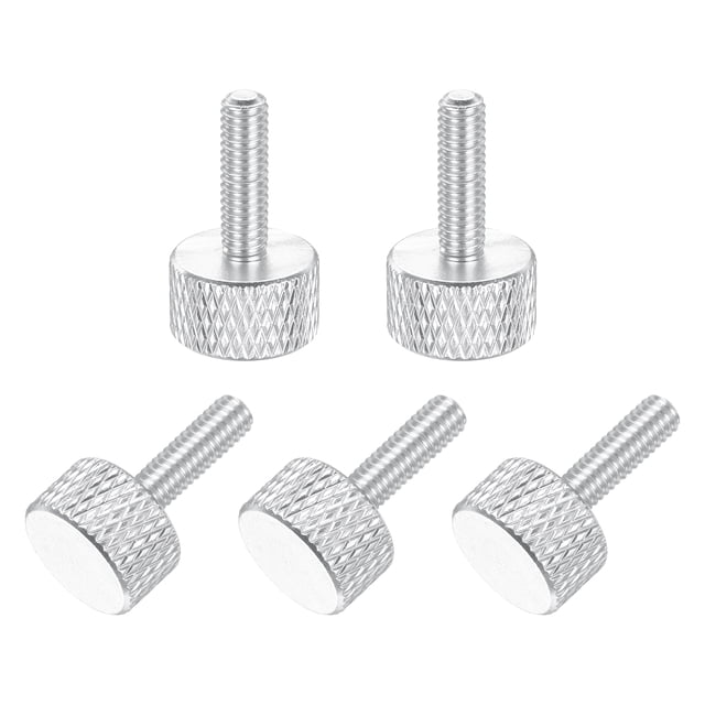 5 Pcs Vis à Pouce Mollées Tête Plate M4x12mm pour Cartes Graphiques, Vert