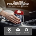 thumbnail image 6 of Christmas 18oz Double Drinking Coffee Mug – Vacuum Insulated Stainless Steel Travel Cup with Leakproof Lid, 316 Steel Thermos Tumbler for Hot & Cold Beverages, 6 of 7