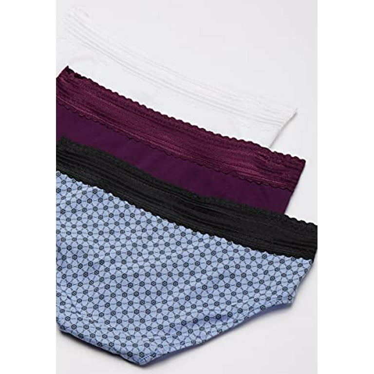 Blissful Benefits by Warner's Women's No Muffin Top Cotton Stretch Lace  Hipster, 3-Pack - DroneUp Delivery