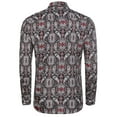 thumbnail image 4 of COOFANDY Mens Paisley Shirts Long Sleeve Western Shirt Casual Button Down Shirts with Pockets, 4 of 6