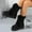 #129-Black, variant on Roncen Women's Faux Fur Snow Boots - Fashion Slip-On Winter Shoes with Plush Lined, Thickened Sole & Chunky Platform for Warmth and Comfort